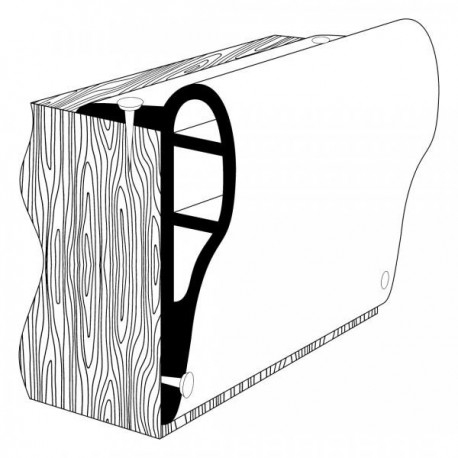 Привальник Dek-King черный, 1м