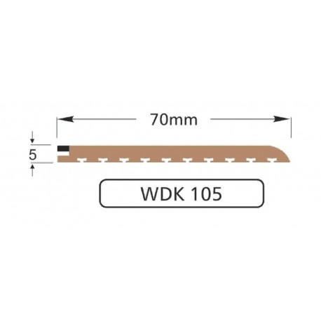 Полоса WDK105, 70мм (10м)