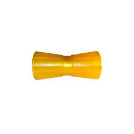 Ролик кільовий Knott 195 мм, PVC, жовтий