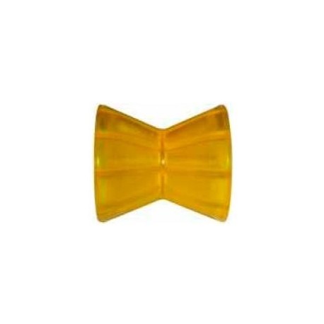 Ролик носовой Knott 95 мм, PVC, желтый
