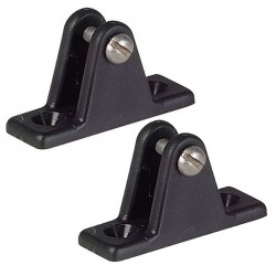 Крепеж Goldenship трубы тента пластик черный (пара)