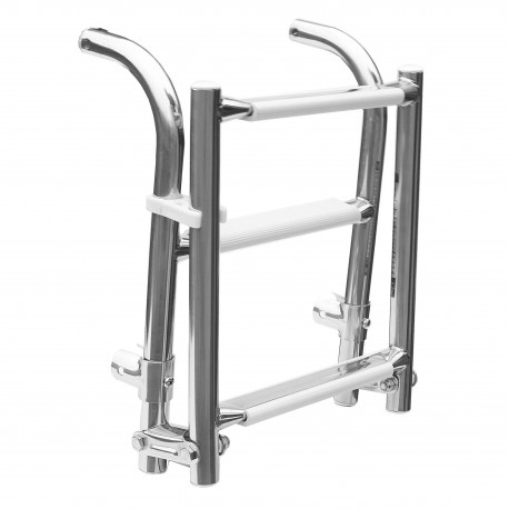 Лестница AquaL складная 3 ступени нержавейка