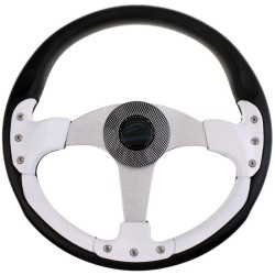 Рулевое колесо SunFine диаметр 360мм бело-черное