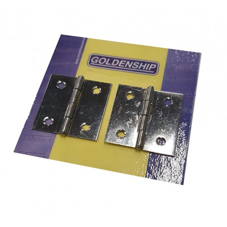 Петля Goldenship нержавейка 40 x 35 x 0,8 мм (пара)