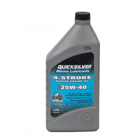 Моторное масло Quicksilver 25W40 1л